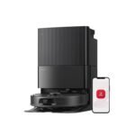 roborock QV 35S-Set Saugroboter mit Wischfunktion, 10.000 Pa HyperForce Saugkraft, Anti-Tangle-Bürsten, Anhebbare Schleudermopps, Intelligente Hindernisvermeidung, All-in-One Dock (Weiß)