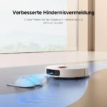 Xiaomi Robot Vacuum X20+ Saugroboter mit Absaugstation und 4L/4L Frisch- & Altwassertank - 2 rotierende, Auto-Trocknung Wischmops, Bis 280m² wischen, 6000Pa Saugkraft, LDS-Navigation, Alle Bodentypen