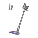 Dyson V8 Cyclone kabelloser Staubsauger, 150 AW, 60 Minuten Laufzeit, Motorbar-Bürste mit Anti-Verhedderungs-Technologie, Kombi-Zubehör