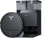 ECOVACS DEEBOT T50 PRO Omni Gen2 Saugroboter mit Wischfunktion, Ausfahrende Seitenbürste und Wischmopp, 21.000 Pa, Auto Zugabe von Reinigungslösung, Moppwäsche mit 75°C heißem Wasser, Ultradünn 81 mm