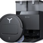 ECOVACS DEEBOT T50 PRO Omni Gen2 Saugroboter mit Wischfunktion, Ausfahrende Seitenbürste und Wischmopp, 21.000 Pa, Auto Zugabe von Reinigungslösung, Moppwäsche mit 75°C heißem Wasser, Ultradünn 81 mm