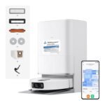 Xiaomi Robot Vacuum X20+ Saugroboter mit Absaugstation und 4L/4L Frisch- & Altwassertank - 2 rotierende, Auto-Trocknung Wischmops, Bis 280m² wischen, 6000Pa Saugkraft, LDS-Navigation, Alle Bodentypen