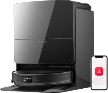 roborock Saros 10R Saugroboter mit Wischfunktion&angebbarem Wischmopp, 22,000 Pa, 7,98cm Ultra-Slim Design, StarSight System 2.0, Zero-Tangle System