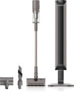 dreame V20 Pro-A Kabelloser Staubsauger, Kantenreinigung 0 mm, ohne Verheddern, für Hartböden und Teppiche, 24.000PA / 210 AW, 90 Min. maximale Laufzeit, Filterung 99,99%, entfernt Tierhaare