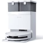 ECOVACS DEEBOT T50 PRO Omni Gen2 Saugroboter mit Wischfunktion, Ausfahrende Seitenbürste und Wischmopp, 21.000 Pa, Auto Zugabe von Reinigungslösung, Moppwäsche mit 75°C heißem Wasser, Ultradünn 81 mm