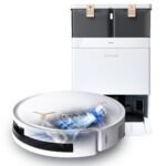 ECOVACS DEEBOT T50 PRO Omni Gen2 Saugroboter mit Wischfunktion, Ausfahrende Seitenbürste und Wischmopp, 21.000 Pa, Auto Zugabe von Reinigungslösung, Moppwäsche mit 75°C heißem Wasser, Ultradünn 81 mm