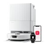roborock Qrevo Serie Saugroboter mit Wischfunktion, 8000Pa Saugkraft(verbessert von Qrevo S), Anti-Verfilzungs-Seitenbürste, Hindernisvermeidung, LiDAR-Navigation, All-in-One Dock,Schwarz(QV 35A Set)