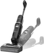 Tineco Floor ONE S7 Stretch Ultra Nass Trockensauger, 180° Lay-Flat Nasssauger, 85°C 5 Min Flashdry-Selbstreinige, 50 Min Laufzeit, DualBlock Anti-Tangle, Beide Kantenreinigen, Reinigen unter Möbeln