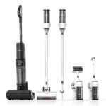 Tineco Floor ONE S7 Stretch Ultra Nass Trockensauger, 180° Lay-Flat Nasssauger, 85°C 5 Min Flashdry-Selbstreinige, 50 Min Laufzeit, DualBlock Anti-Tangle, Beide Kantenreinigen, Reinigen unter Möbeln