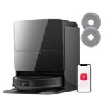 roborock Saros 10R Saugroboter mit Wischfunktion&angebbarem Wischmopp, 22,000 Pa, 7,98cm Ultra-Slim Design, StarSight System 2.0, Zero-Tangle System