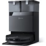 ECOVACS DEEBOT T50 PRO Omni Gen2 Saugroboter mit Wischfunktion, Ausfahrende Seitenbürste und Wischmopp, 21.000 Pa, Auto Zugabe von Reinigungslösung, Moppwäsche mit 75°C heißem Wasser, Ultradünn 81 mm