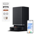 Xiaomi Robot Vacuum X20+ Saugroboter mit Absaugstation und 4L/4L Frisch- & Altwassertank - 2 rotierende, Auto-Trocknung Wischmops, Bis 280m² wischen, 6000Pa Saugkraft, LDS-Navigation, Alle Bodentypen
