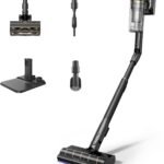 dreame V20 Pro-A Kabelloser Staubsauger, Kantenreinigung 0 mm, ohne Verheddern, für Hartböden und Teppiche, 24.000PA / 210 AW, 90 Min. maximale Laufzeit, Filterung 99,99%, entfernt Tierhaare