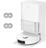 DREAME L10s Ultra Gen 3 Kit staubsauger mit wischfunktion mit einer Saugkraft von 25.000 Pa, Seitenbürste und Mopp ausfahrbar, selbstreinigende All-in-One-Dockingstation, Steuerung per App und Sprache