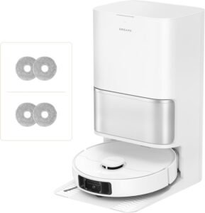 DREAME L10s Ultra Gen 3 Kit staubsauger mit wischfunktion mit einer Saugkraft von 25.000 Pa, Seitenbürste und Mopp ausfahrbar, selbstreinigende All-in-One-Dockingstation, Steuerung per App und Sprache