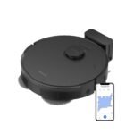 dreame D20 Pro Plus Saugroboter, 13.000 Pa Saugkraft, DuoBrush für Tierhaare, Eckenrein, Selbstentl, Hindernisverm. m. LDS-Navigation & Laser, saugt und wischt, Hartböden & Teppiche, 5.200 mAh Akku