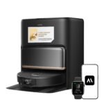 Mova P50 Ultra Saugroboter mit flexiblem Wischmopp, 19.000 Pa Saugkraft, Ecken- und Kantenreinigung, automatische Reinigung von Wischmopp und Waschbrett bei 75 ℃, automatische Leerung & Nachfüllung