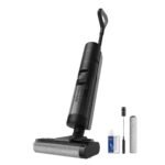 DREAME H12 Pro Ultra Nass- und Trockensauger, Bürstenreinigung 60 °C, 30 Min Heißlufttrocknung, Selbstreinigung mit festem Schaber, 16.000Pa Saugkraft, Doppel-Kantenreinigung, intell. Erkenn. & Anpass