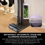 Shark PowerDetect Clean & Empty Akku-Staubsauger mit Absaugstation, bis 70 Min. Laufzeit, kabellos, selbstentleerend, für Tierhaare, Allergiker, Teppich und Hartböden, mit LED-Licht, IP3225EUT