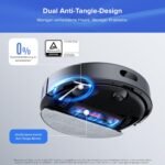 roborock Q7 L5+ Set Saugroboter mit Wischfunktion Absaugstation, verbessert von Q5 Pro+, Dual Anti-Tangle System, 8000Pa Saugkraft, LiDAR-Navigation, Staubsauger Roboter für Teppiche&Tierhaar, Schwarz