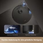 Mova Z50 Ultra saugroboter mit wischfunktion mit 19,000 Pa, 18N Abwärtsdruck, Lift-Mopp & Bürste, Tricut, DToF+RGB AI-Hindernisvermeidung, 75 °C Heißwasser-Mopp, Selbstreinigend, Auto Entl./Nachfüll