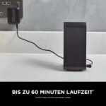 Shark Stratos Akku-Staubsauger freistehend, bis 60 Min. Laufzeit, kabellos, beutellos, für Tierhaare, Allergiker, Teppich und Hartböden, mit Auto-Kit und Knickgelenk-Rohr, grau/roségold, IZ400EUTBK