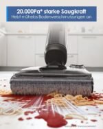 Tineco Floor ONE i6 Stretch Nass Trockensauger, 180° Lay-Flat Nasssauger, 20kPa Saugkraft, 85 °C Heißluft-Trocknung, 40 Min Laufzeit, Beidseitige Reinigung, Anti-Tangle staubsauger für Tierhaare