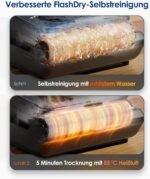 Tineco Floor ONE i6 Stretch Nass Trockensauger, 180° Lay-Flat Nasssauger, 20kPa Saugkraft, 85 °C Heißluft-Trocknung, 40 Min Laufzeit, Beidseitige Reinigung, Anti-Tangle staubsauger für Tierhaare