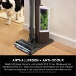 Shark PowerDetect Clean & Empty Akku-Staubsauger mit Absaugstation, bis 70 Min. Laufzeit, kabellos, selbstentleerend, für Tierhaare, Allergiker, Teppich und Hartböden, mit LED-Licht, IP3225EUT