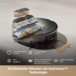 Mova Z50 Ultra saugroboter mit wischfunktion mit 19,000 Pa, 18N Abwärtsdruck, Lift-Mopp & Bürste, Tricut, DToF+RGB AI-Hindernisvermeidung, 75 °C Heißwasser-Mopp, Selbstreinigend, Auto Entl./Nachfüll