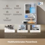 DREAME L10s Ultra Gen 3 Kit staubsauger mit wischfunktion mit einer Saugkraft von 25.000 Pa, Seitenbürste und Mopp ausfahrbar, selbstreinigende All-in-One-Dockingstation, Steuerung per App und Sprache