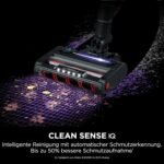 Shark Stratos Akku-Staubsauger freistehend, bis 60 Min. Laufzeit, kabellos, beutellos, für Tierhaare, Allergiker, Teppich und Hartböden, mit Auto-Kit und Knickgelenk-Rohr, grau/roségold, IZ400EUTBK