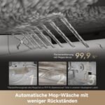 dreame X50 Ultra Complete Saugroboter mit Wischfunktion,20.000Pa Saugkraft,6 cm Hindernisfreiheit, mit Wischfunktion&Hebarem Wischmopp,KI-Hindernisvermeidung und 360° Navigation