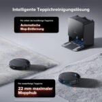 roborock Saros 10R Saugroboter mit Wischfunktion&angebbarem Wischmopp, 22,000 Pa, 7,98cm Ultra-Slim Design, StarSight System 2.0, Zero-Tangle System