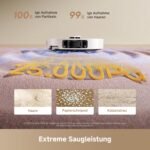 DREAME L10s Ultra Gen 3 Kit staubsauger mit wischfunktion mit einer Saugkraft von 25.000 Pa, Seitenbürste und Mopp ausfahrbar, selbstreinigende All-in-One-Dockingstation, Steuerung per App und Sprache