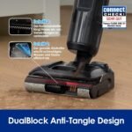 Tineco Floor ONE S7 Stretch Ultra Nass Trockensauger, 180° Lay-Flat Nasssauger, 85°C 5 Min Flashdry-Selbstreinige, 50 Min Laufzeit, DualBlock Anti-Tangle, Beide Kantenreinigen, Reinigen unter Möbeln