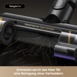 dreame V20 Pro-A Kabelloser Staubsauger, Kantenreinigung 0 mm, ohne Verheddern, für Hartböden und Teppiche, 24.000PA / 210 AW, 90 Min. maximale Laufzeit, Filterung 99,99%, entfernt Tierhaare