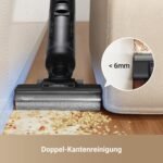 DREAME H12 Pro Ultra Nass- und Trockensauger, Bürstenreinigung 60 °C, 30 Min Heißlufttrocknung, Selbstreinigung mit festem Schaber, 16.000Pa Saugkraft, Doppel-Kantenreinigung, intell. Erkenn. & Anpass